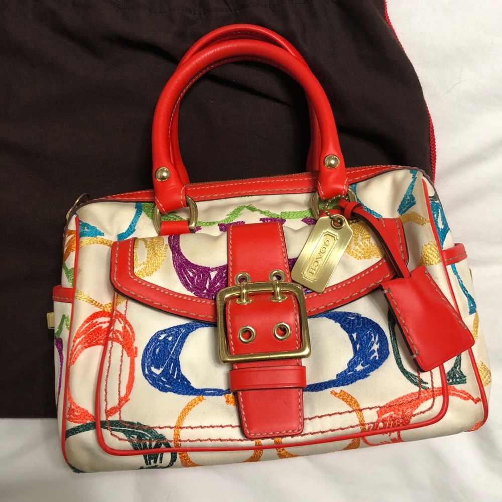 Coach Scribble Pattern Bag